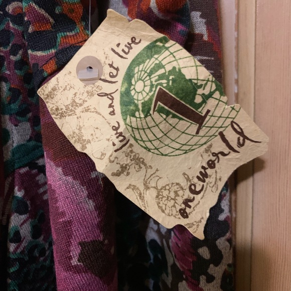 One world multi color jacket NWT - Picture 10 of 10